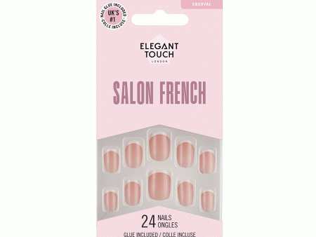 Elegant Touch Salon French Pink 128 (24 Pack) on Sale