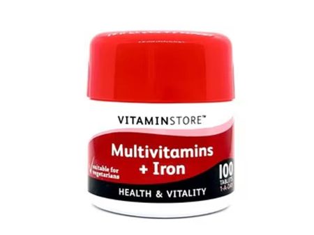 Vitamin Store Multi Vitamins & Iron Tablets (100 Pack) Cheap