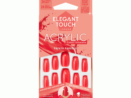 Elegant Touch Acrylic Papaya Paradise (24 Pack) Discount