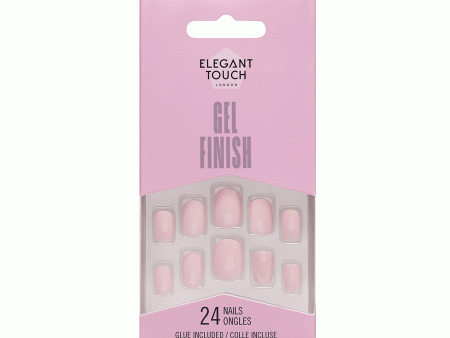 Elegant Touch Gel Finish Perfect Pink (24 Pack) Fashion