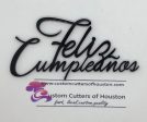 Feliz Cumpleanos Script Charm Hot on Sale