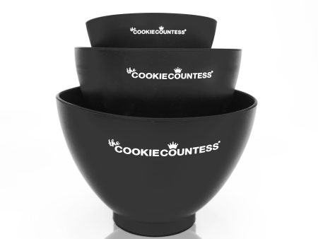 Silicone Bowl Set of 3 For Sale