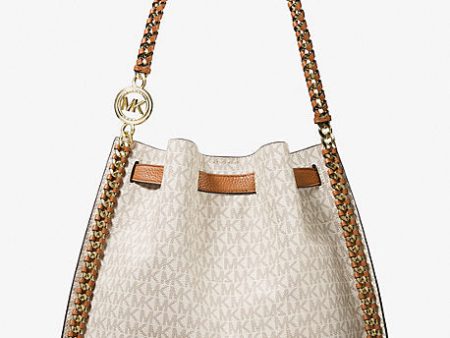 Mina Large Logo Shoulder Bag Hot on Sale