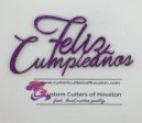 Feliz Cumpleanos Script Charm Hot on Sale