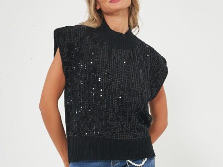 Gilet con paillettes Online now