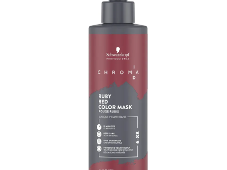 Schwarzkopf Chroma ID Express Bonding Color Mask Ruby Red 6-88 300ml For Cheap