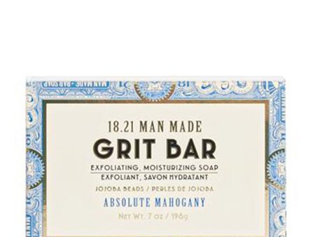 18.21 Man Made Grit Bar Soap Absolute Mahogany Online