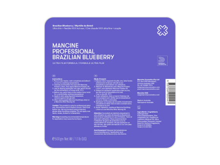 Mancine Brazilian Blueberry Hot Wax 500g Online Sale