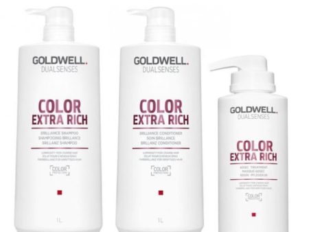 Goldwell Dualsenses Color Extra Rich Big Bottle Trio Online now