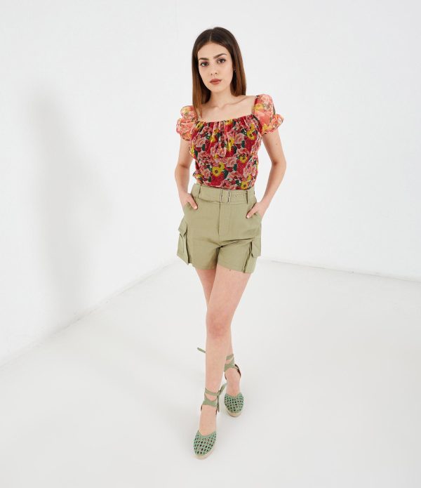 Shorts con tasche laterali Online