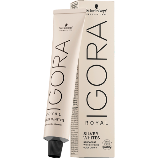 Schwarzkopf Igora Royal Silver White Permanent White Refining Colour Silver 60ml For Discount