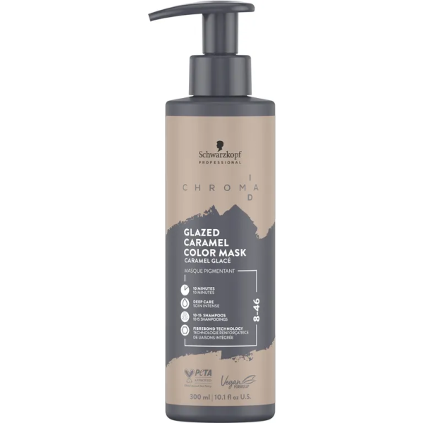 Schwarzkopf Chroma ID Express Bonding Color Mask Glazed Caramel 8-46 300ml Discount