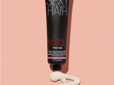 SexyHair- Prep Me 450 degrees F , Heat Protection Blow Dry Primer on Sale