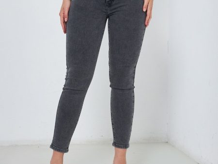 Jeans push up grigio Discount