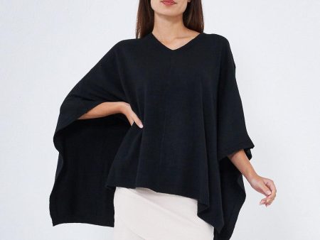 Poncho in viscosa Cheap