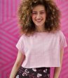 T-shirt Barbie crop Online