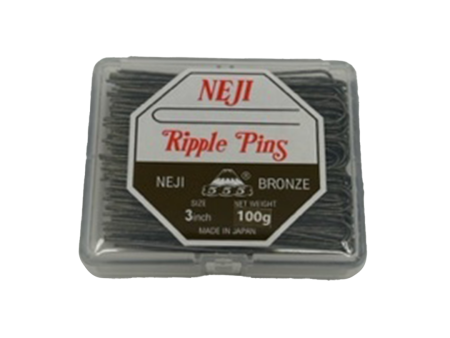 555 NEJI Ripple Pins 3  (72mm) 100gms - Bronze Online now