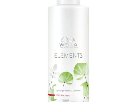 Wella Elements Lightweight Renewing Conditioner 1 Litre Hot on Sale