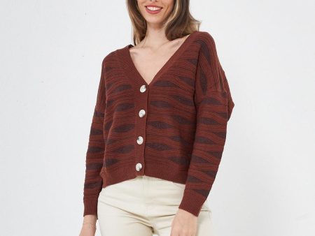 Cardigan inserti lurex For Discount