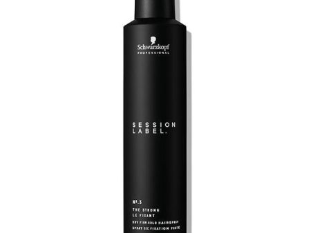 Schwarzkopf- Session Label, The Strong, dry Firm Hold Hairspray Online now