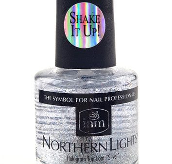 INM Out The Door Northern Lights Holographic Air DryTop Coat (Silver) 15ml Fashion