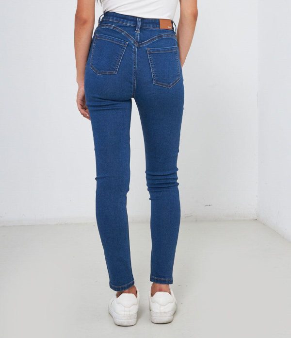 Jeans push up blue medio For Discount