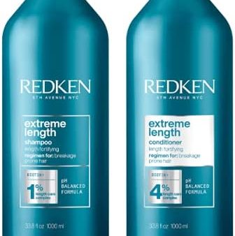 Redken Extreme Length Shampoo & Conditioner 1L Duo Hot on Sale