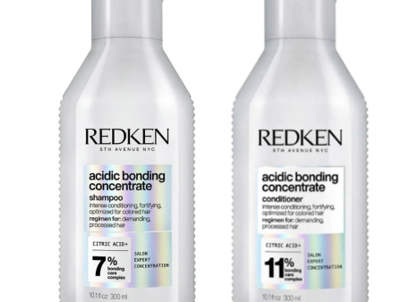 Redken Acidic Bonding Concentrate Shampoo & Conditioner 300ml Duo Fashion