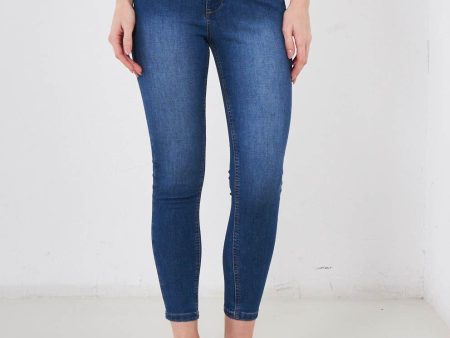 Jeans push up blu medio Online Sale