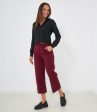 Pantaloni palazzo crop Online now