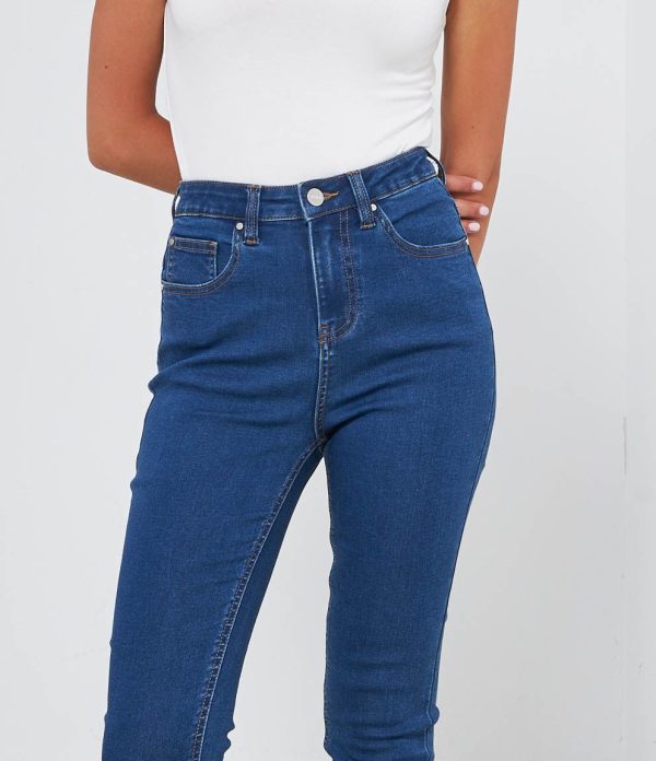 Jeans push up blue medio For Discount