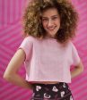 T-shirt Barbie crop Online