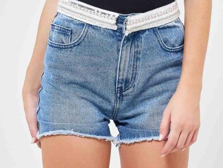 Shorts con dettagli paillettes Cheap