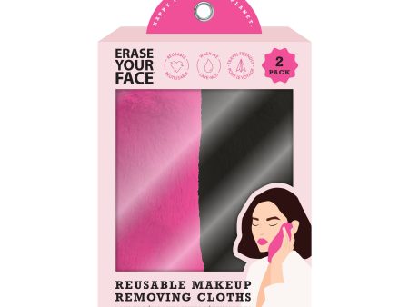 Danielle Creations Erase Your Face Reusable Makeup Cloths 2 Pack Online Sale