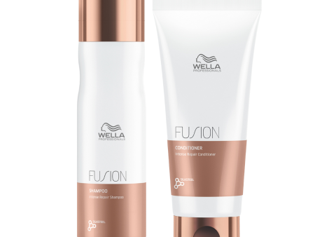 Wella Fusion Intense Repair Shampoo 250ml & Conditioner 200ml Duo Online Hot Sale