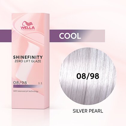 Wella Shinefinity  08 98 Silver Pearl 60ml For Sale