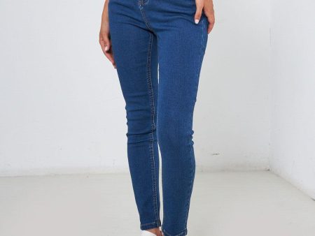 Jeans push up blue medio For Discount