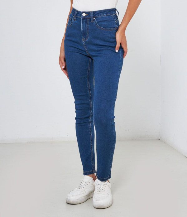 Jeans push up blue medio For Discount